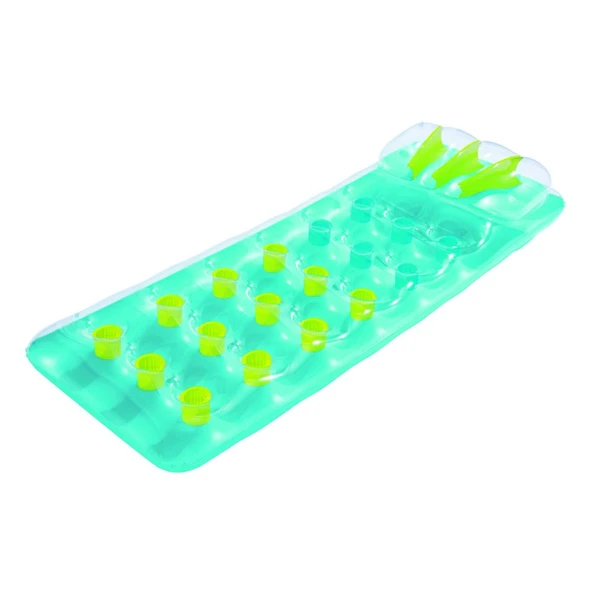 Deniz Yatağı Dik Yastıklı Bardaklı Yatak 188x71Cm Bestway - 43015 - 2
