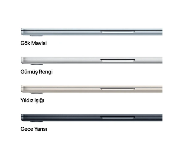 Apple MacBook Air MW0W3TU/A M4 16 GB 256 GB SSD 13.6" macOS Dizüstü Bilgisayar - 2