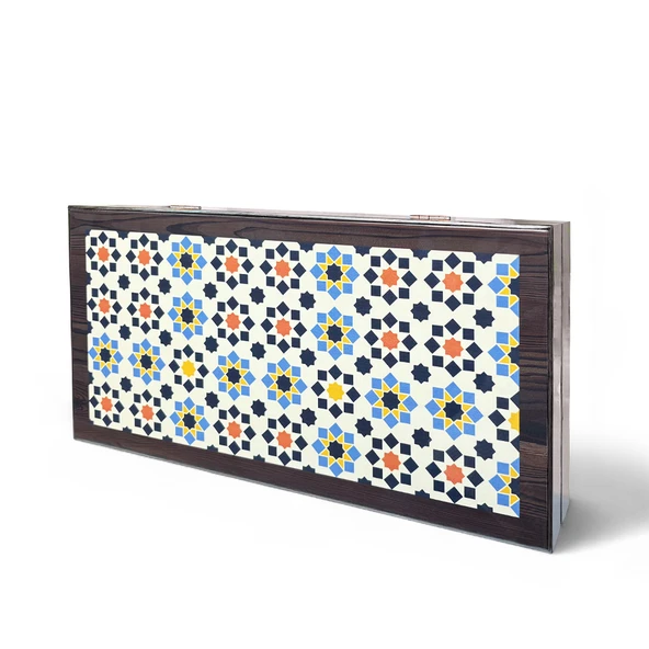 Biggdesign Star Tavla | Çizilmez Zeminli, Mıknatıslı MDF Kasa, 2 Kat Vernik Cilalı