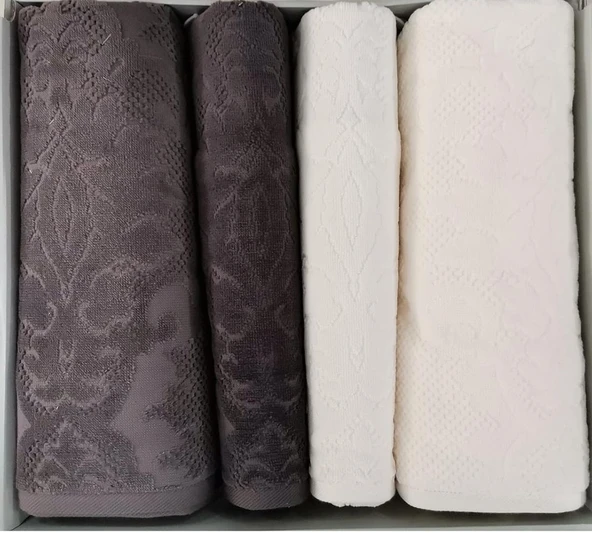 Özdilek Curve Beste Set Krem-Antrasit Standart