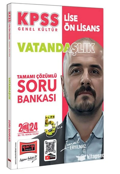 2024 KPSS Lise Ön Lisans 5Yüz Vatandaşlık Tamamı Çözümlü Soru Bankası Yargı Yayınları