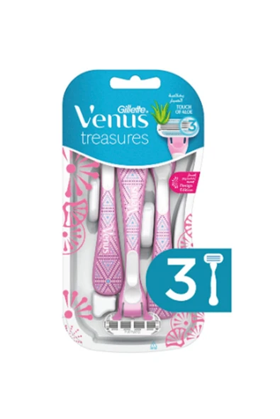 GİLLETTE VENÜS TREASURES 3'LÜ POŞET