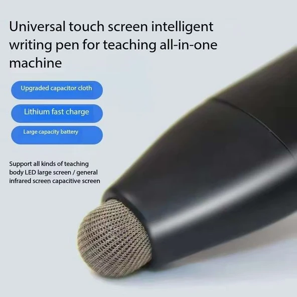 Akıllı Tahta/Telefon/Tablet Dokunmatik Kalem Lazer Presenter Kablosuz Sunum Kumandası-Fiber Uçlu-1 - 4