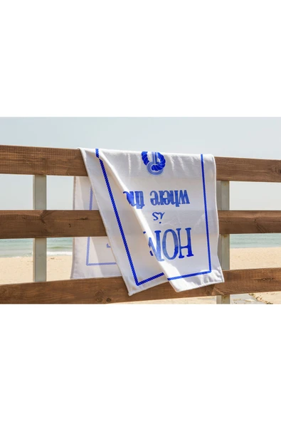 yok yok evim eve dair her şey Desenli Yüksek Kalite PLAJ HAVLUSU - 6