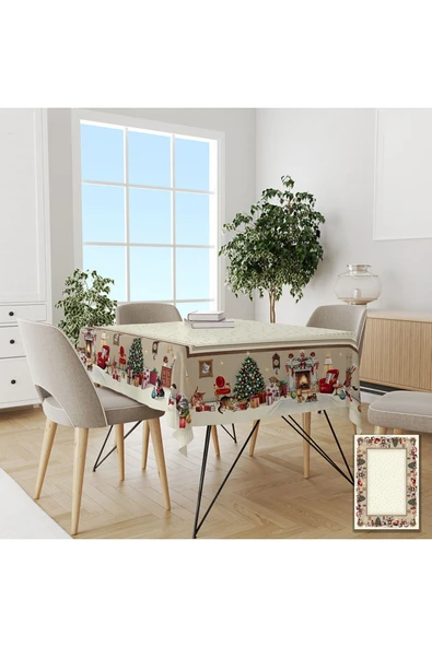 Pusula Home Yılbaşı Temalı Masa Örtüsü