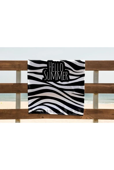 yok yok evim eve dair her şey ELSA Dijital Baskılı Plaj Havlusu | Yüksek Kalite | 70x150 - 2