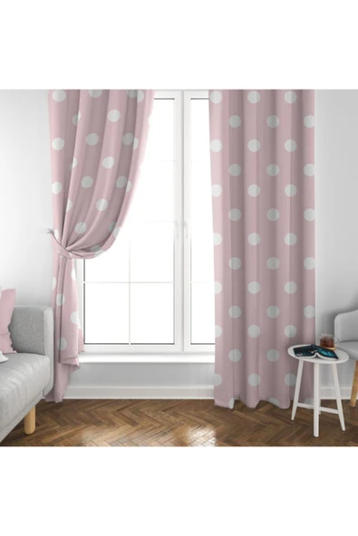 yok yok evim eve dair her şey Pembe Fon Perde Psl-fp-25