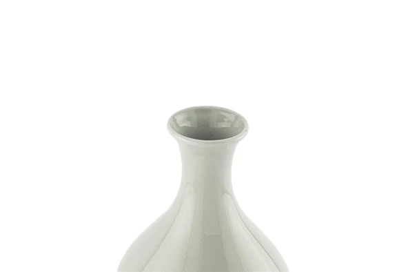 Mikasa Moor Yeşil Noktalı Porselen Vazo 18x34cm - Resim 2