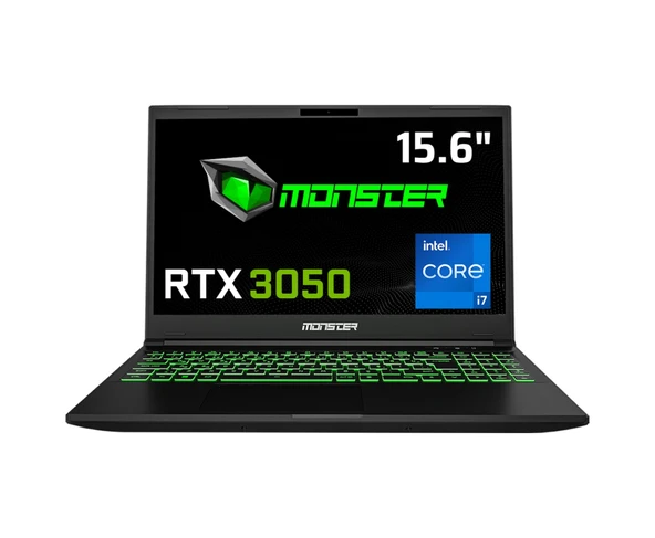 Monster Abra A5 V20.6 i7 13620H 16 GB 500 GB SSD 4 GB RTX3050 15.6" Dos Dizüstü Bilgisayar - 1