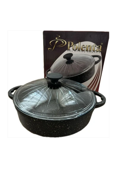 POLENTA Granit Döküm Tencere 28 Cm Paslanmaz - 1