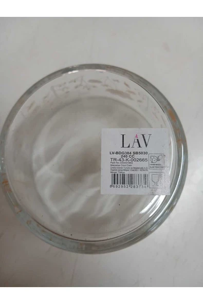 LAV FEYZADE Bodega Saklama Kabı (240ccx6 Adet) ANTRASİT KAPAKLI ÇİÇEK DESENLİ (LV-BDG-384) - Resim 3