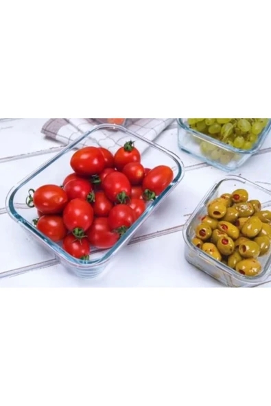 LAV Cam Kilitli Saklama Kabı 1200 Cc - Resim 2