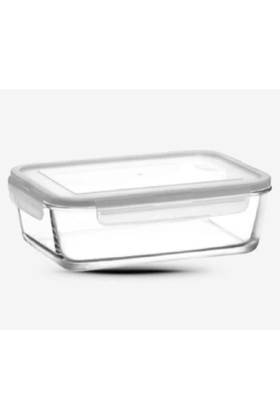 LAV Fresco Kilitli Saklama Kabı 3 Boy Yeni Seri-dikdörtgen Beyaz 3'lü (1900CC 1200CC 800CC) - Resim 4