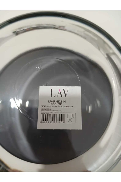 LAV FEYZADE Round Saklama Kabı (800 cc X 3 ADET) ANTRASİT KAPAKLI - Resim 5