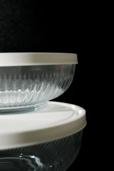 LAV Tokyo 2 Adet Saklama Kabı Beyaz Kapak(880CC-1500CC) - Resim 3