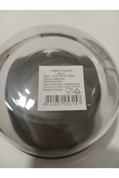 LAV FEYZADE Round Saklama Kabı (380 cc X 1 ADET)- (800cc X 1 ADET) ANTRASİT KAPAKLI - Resim 3