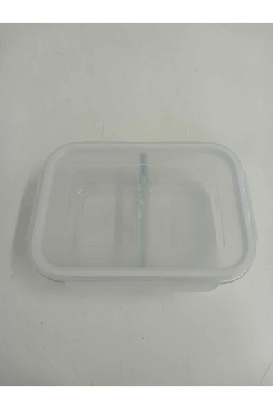 LAV FEYZADE Fresco İKİ BÖLÜMLÜ Kilitli Cam Saklama Kabı 3’lü Set 1120cc DİKDÖRTGEN (FRS-297) - 5