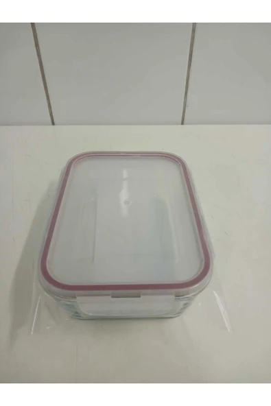 LAV FEYZADE Fresco Cam Kilitli Saklama Kabı 1 ADET DİKDÖRTGEN (1200 cc)-(FRS-257) - 2