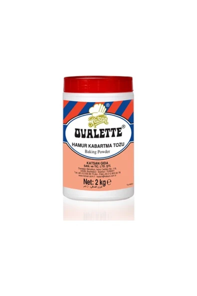 Katsan Ovalette Ovalette Kabartma Tozu 2 Kg