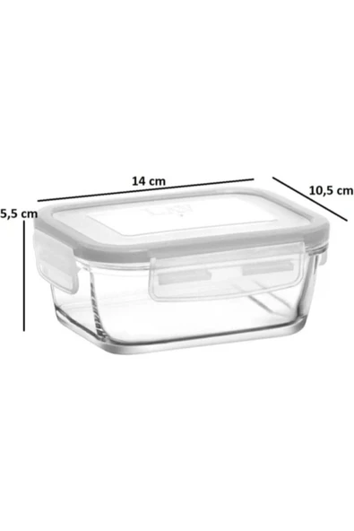 LAV Fresco 400 Ml 3 Adet Beyaz Saklama Kabı - Frs237 - Resim 4