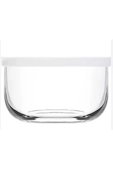 LAV FEYZADE Round Saklama Kabı (1490 CC X 3 ADET) BEYAZ KAPAKLI - Resim 7