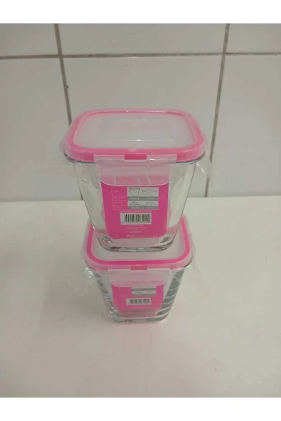LAV FEYZADE Fresco Cam Kilitli Saklama Kabı 2'li Set 700cc FRS-228 - 2