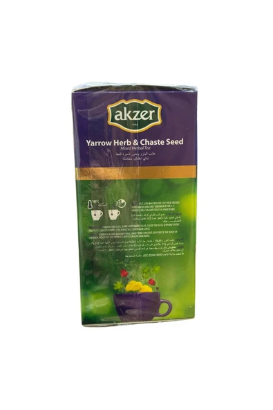 Akzer Civan Perçemli & Hayıt Tohumlu Karışık Bitki Çayı (2 Paket) (60*2'li Süzen Poşet) (100*2 G) - Resim 2