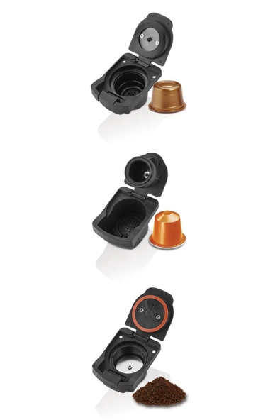 Kiwi Kcm-7597 Multikapsül Kahve Makinesi Beyaz Nespresso / Tchibo / Toz Kahve ile Uyumlu - 4