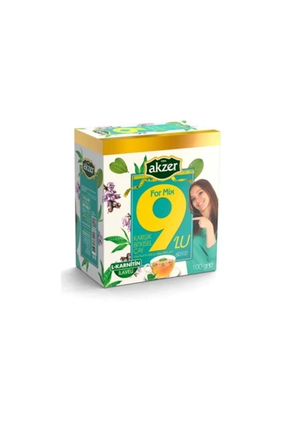 Akzer Kiraz Saplı 60 Poşet & Kayısılı Biberiyeli 60 Poşet & For Mix 9'lu 60 Poşet - 4