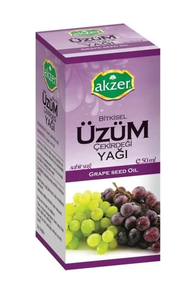 Akzer Üzüm Çekirdeği Yağı 50 cc