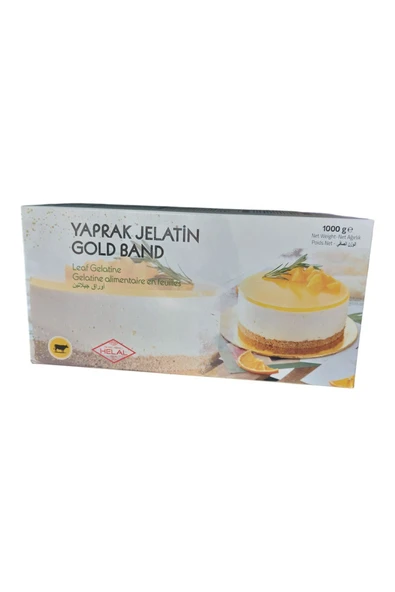 Jelyap Yaprak Jelatin 1kg Helal Sertifikalı Sığır Jelatini Ktt 2028 - 2