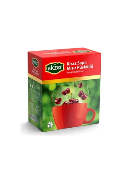 Akzer Kiraz Saplı 60 Poşet & Kayısılı Biberiyeli 60 Poşet & For Mix 9'lu 60 Poşet - 3