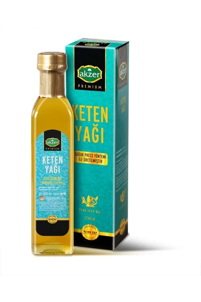Akzer Keten Yağı 250 ml.