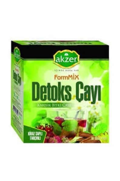 Akzer Detoks Çayı Kiraz Saplı Tarçınlı 2 Adet