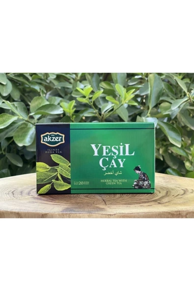 Akzer Yeşil Çay Bitki Çayı- Yeşil Çay- Premium Yeşil Çay- Yeşil Çay - 2