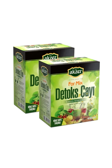 Akzer 2 ADET Formmix Detoks Süzen Poşet Çay 60 x 2 G