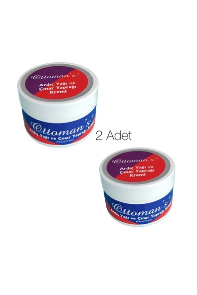 Ottoman's Ardıç Yağı Ve Çınar Yaprağı Kremi 100 ml 2 Adet