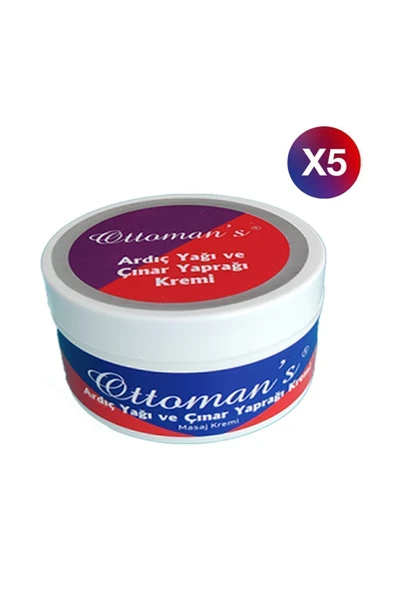 Ottoman's Ardıç Yağı Ve Çınar Yaprağı Kremi 100 ml 5 Adet