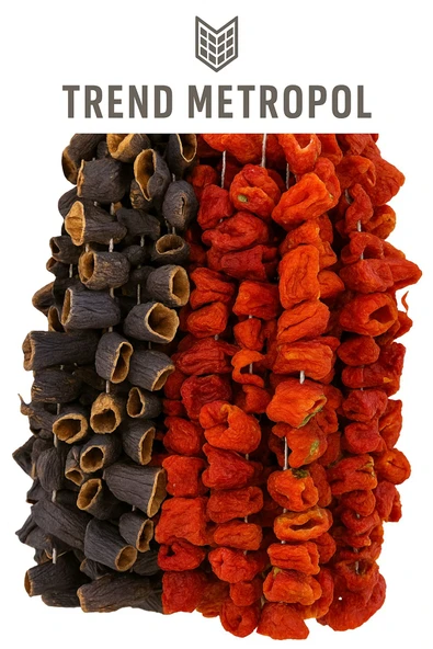 GAZİANTEP YÖRESEL Dolmalık Kurutulmuş Biber(ACI) & Patlıcan 50 50 Ad Yeni Sezon ürün görseli