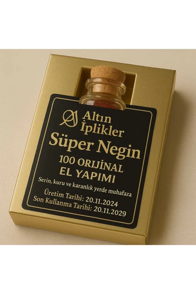 ALTIN İPLİKLER Süper Negin Safran 1 gram A Kalite Safran Baharat - 5