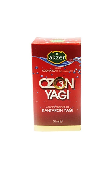 Akzer Ozonlanmış Kantaron Yağı (50 Ml)