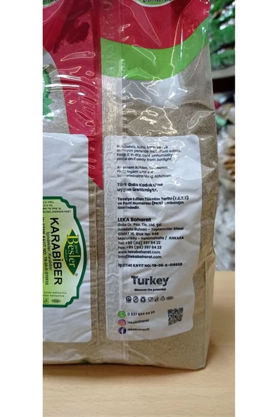 haslider baharat Çekilmiş Toz Karabiber 1kg - 3