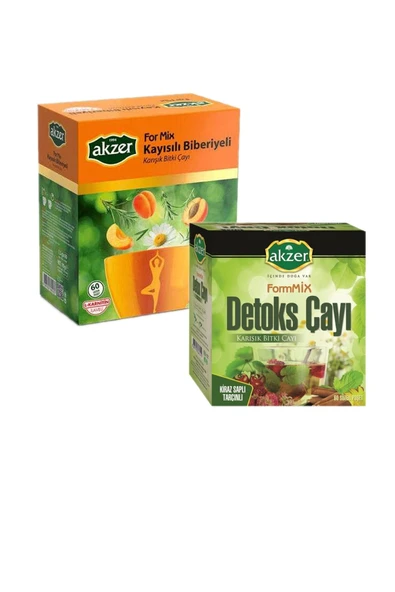 Akzer Formmix Kayısılı Biberiyeli Ve Detoks Çayı