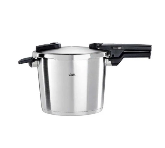 Fissler Vitaquick Premium 6Lt Düdüklü Tencere ve İndiksiyon Tabanlı Cam Kapaklı Tencere Tava Seti - 2