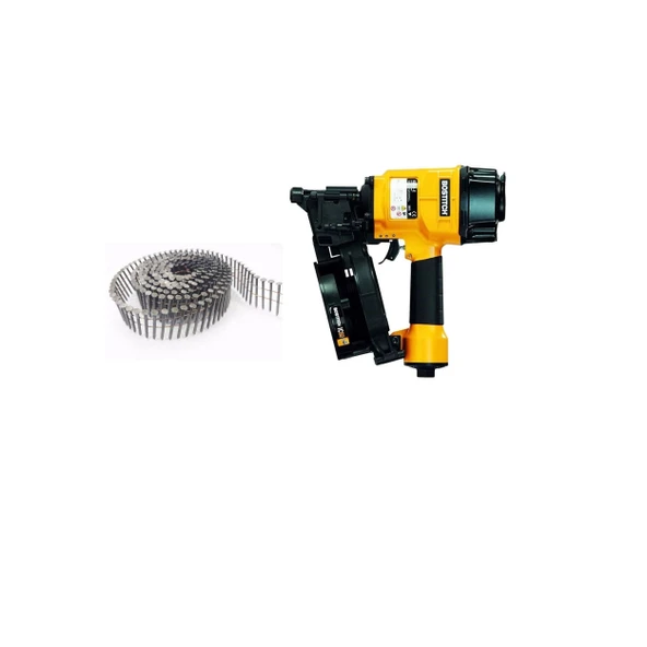 Bostitch Ic60-1-e Rulo Palet ve Çivi Tabancası+Akdeniz Tele Dizili Rulo Çivi (1 KOLİ)