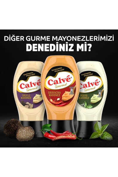 Calve Gurme Mayonez Serisi Sriracha Mayonez 240g X2 Adet - 7
