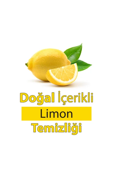 Turco Doğadan Pratik Yüzey Temizlik Havlusu Limon 8x100 (800 Yaprak) - 4