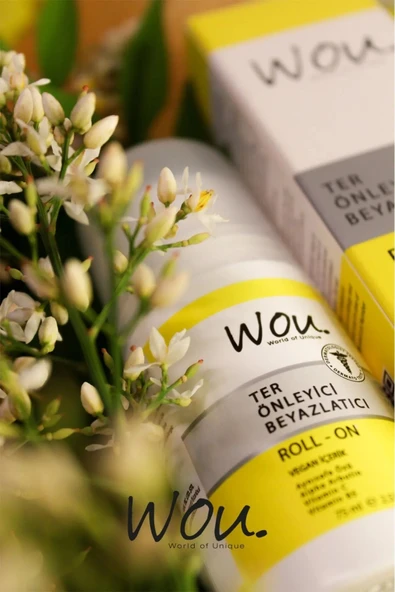 Wou World Of Unique Roll-On Unisex Deodorant 75ML Ter Önleyici Beyazlatıcı (4 Lü Set) - 6