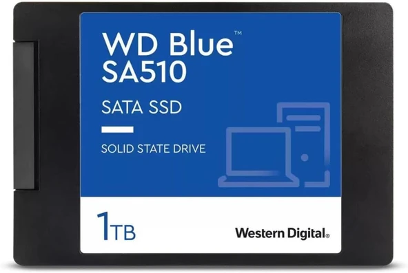 Western Digital Blue SA510 WDS100T3B0A SATA 3.0 2.5" 1 TB SSD Teşhir