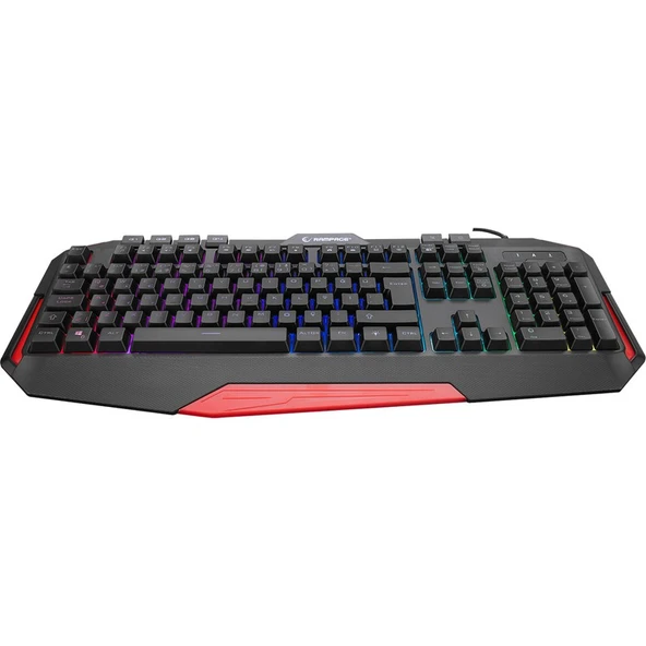 Rampage KB-RX7 ALPOR PRO Sese Duyarlı RGB Aydınlatmalı Q Gaming Oyuncu Klavyesi - Resim 3
